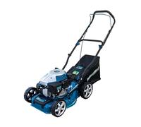 Cecotec Tagliaerba a Benzina Terrenator 2700.41 Total Z. Motore 144cc, 2,4kW e 3,2CV, Corpo Acciaio 41cm, Cambio Altezza Sistema Z-Tech, Taglio, Raccolta e Mulching, Ruote Posteriori XL