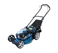Cecotec Terrenator 3200.46 Total Z. Motore 144 cc, 2,4 kW e 3,2 CV, corpo in acciaio 46 cm, cambio di altezza sistema Z-Tech, 4in1 con mulching, ruote posteriori XL