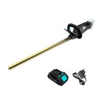 Cecotec Tagliasiepi a Batteria Lame al Titanio TitaniumSword 6100 XL Freemove. Lame al Titanio Laser. 61cm. Batteria 21V. Motore Brushless. Doppia Sicurezza. Taglio Rami