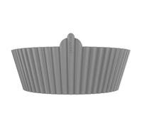 Cecotec Teglia per Friggitrice ad Aria 3 Pezzi Circolari Cecofry Bucket Pack Accessories S. 19x6cm, Alta Qualità, Senza BPA, 130g ciascuno, Riutilizzabile, Temperature -40°C a +250°C