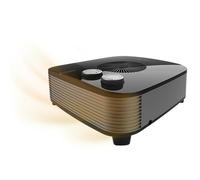 Cecotec Termoventilatore ReadyWarm 2050 Max Horizon Black. 2000 W, 3 Modalità di Funzionamento (Cool/Warm/Hot), Leggero, Termostato Regolabile, Manuale, Silenzioso, Spegnimento Automatico
