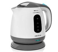Cecotec ThermoSense 120 - Bollitore elettrico in plastica senza BPA, base 360°, filtro anticalcare, doppio sistema di sicurezza, 1 Litro (1 L)