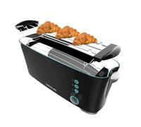 Cecotec Toast&Taste Extra B, 1000 W, doppia scanalatura lunga per 2 toast, slot XL, spegnimento e pop-up automatico, raccogli briciole, aste superiori