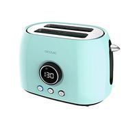 Cecotec ClassicToast 8000 Blu Tostapane Doppio 2 Slot 800W