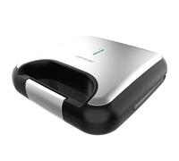 Cecotec Tostapane Rock'nToast Grill +, 800 W di potenza, rivestimento pietra RockStone, antiaderente, acciaio inossidabile, rivestimento ecologico senza PFOA
