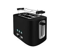 Cecotec Tostapane Toast&Taste 9000 Double. 980 W, Plastica con 2 fessure corte extra-larghe, 3 Funzioni predefinite