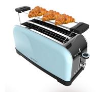 Cecotec Tostapane Vertical 2 Fessure Lunghe Toastin Time 1500 Blu 1500 W 4 Fette