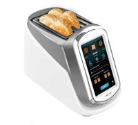 Cecotec Tostapane Verticale 2 Fette Toastpad Double Connected. Schermo Tattile LCD, Tecnologia Intelligente, 1400W, Tostatura Veloce, Design Sicuro, 7 Livelli di Tostatura, Copertura Antipolvere