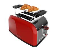 Cecotec Tostapane verticale Toastin time 850 Red 850W Doppia fessura corta e