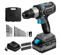 Cecotec Trapano a batteria CecoRaptor Perfect Drill 4020 Brushless Ultra. Batteria 20V e 4000mAh, velocità senza carica di 2000 giri/min, potenza massima di 46 Nm, 25+1 posizioni e 2 velocità