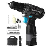Cecotec Trapano Avvitatore Batterie 16V e 2000mAh PowerForce 1620 Easy Hand. 2 Livelli di Velocità fino a 1500rpm, Coppia di Serraggio di 38Nm Regolabile in 25+1 Livelli, Include Valigetta e Accessori