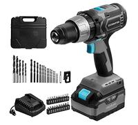 Cecotec Trapano avvitatore, trapano e percussore a batteria CecoRaptor Perfect Drill 4020 X-Treme. Batteria 20 V e 4000 mAh, Velocità 1800 rpm, Coppia massima di 50 Nm, 25+1+1 Posizioni