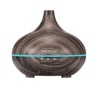 Cecotec Umidificatore Ambiente Ultrasuoni con Diffusore Aromi Pure Aroma 150 Yin Grey. Serbatoio 150ml, 7 Colori LED Regolabili, Timer 3h, Ultra-Silenzioso, Aromaterapia, Facile da Pulire