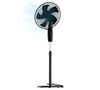 Cecotec Ventilatore a Piantana EnergySilence 515 MaxFlow Black, 45 W, diametro 40 cm, 5 lame, timer 1 ora, 3 velocità e oscillazione automatica, altezza regolabile fino a 135 cm, Nero