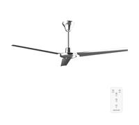Cecotec - Ventilatori da Soffitto EnergySIlence Aero 4800 Pro - 93 W, Diametro 132 cm, 5 Velocità, 3 Pale, Design Metallico, Timer Fino a 8 Ore