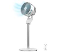 Cecotec - Ventilatore circolatore d'aria a Piantana, con telecomando EnergySilence 1000 Cyclone Smart. 60W, Diametro 22 cm, Oscillazione Automatica, Timer 7h, Touch Control