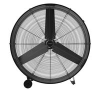 Cecotec Ventilatore da Pavimento Industriale Proindustry 3600. 360W, Diametro 90cm, 3 Velocità, Pale in Alluminio, Flusso Aria 20201,4m³/h, Design Trasportabile, Griglia Protettiva, Facile da Usare