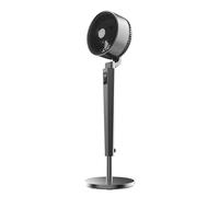 Cecotec Ventilatore da Piantana Circolatore d'Aria Energysilence 2400 Cyclone Noir. 40W, Potente Circolazione d'Aria, 24 Velocità, Oscillazione 120º, Telecomando, Timer 12h, Schermo LED Tattile