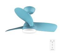 Cecotec - Ventilatore da Soffitto con luce EnergySilence Aero 3050 Sky, 35 W, motore DC, diametro 92 cm con luce LED, telecomando, timer, 6 velocità e 3 lame