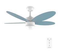 Cecotec Ventilatore da soffitto con luce EnergySilence Aero 4260 Sky. 40 W, motore DC, diametro 42" con 5 pale reversibili, luce LED, telecomando, timer, 6 velocità