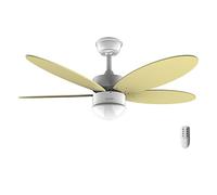 Cecotec Ventilatore da soffitto con luce EnergySilence Aero 4260 SunLight. 40 W, motore DC, diametro 42" con 5 pale reversibili, luce LED, telecomando, timer, 6 velocità