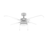 Cecotec - Ventilatore da Soffitto con luce EnergySilence Aero 450 FullWhite 50 W, 106 cm, 3 Velocità, 4 Pale Reversibili e Modalità Inverno-Estate