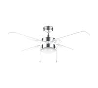 Cecotec Ventilatore da soffitto EnergySilence Aero 450 IronWhite 106cm 50W luce 3 velocità 4 pale