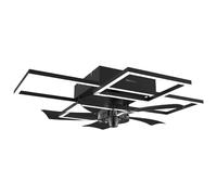 Cecotec Ventilatore da Soffitto con Luce EnergySilence LampAero 690 FlowLight. Design Originale, Luce LED, Telecomando, Timer Fino a 8 Ore, 3 Velocità, 5 Pale, Estate/Inverno
