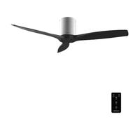 Cecotec Ventilatore da soffitto con telecomando da 52" EnergySilence Aero 5400 Classic Iron&Black. Motore DC 40 W, 3 pale, 6 velocità, timer fino a 8 ore, modalità Winter/Summer