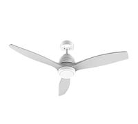 Cecotec Ventilatore da soffitto EnergySIlence Aero 5200 White Design. 40 W e 52” con motore DC, luce LED e telecomando a distanza, 6 velocità, timer fino 8 ore