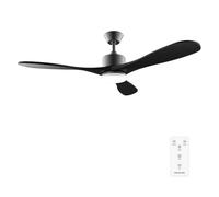 Cecotec Ventilatore da soffitto EnergySilence Aero 5290 Stone Pro. 35 W con motore DC e 52” e luce LED, telecomando a distanza, altezza di 15 cm o 25 cm, funzione estate/inverno