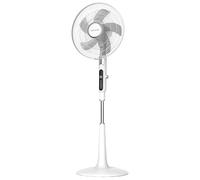 Cecotec Ventilatore da terra con telecomando EnergySilence 1600 Moskito, 65 W, funzione repellente per zanzare, timer, controllo touch, display LED, 10 velocità e 3 modalità, Bianco