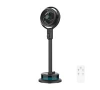 Cecotec Ventilatore Nebulizzatore a Piantana EnergySilence 390 Freshessence Ace. 50W, 1,65L, Telecomando, 8 Velocità, Oscillazione Automatica, Display Touch LED, Timer, Sollievo Immediato
