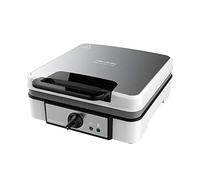 Cecotec - Waffle Maker elettrico per waffle, 4Inox 1200 W, acciaio inossidabile, 4 cialde alla volta, rivestimento antiaderente Rockstone, temperatura regolabile