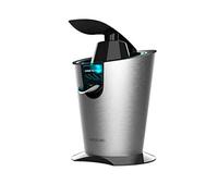 Cecotec Zitrus 160 Vita Inox - Filtro elettrico per spremiagrumi in acciaio inox e 2 coni staccabili, sistema di estrazione continua, potenza 160 W, colore: argento