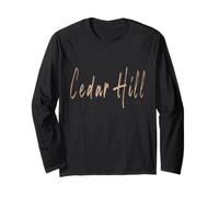 Cedar Hill Texas Design vintage elegante Maglia a Manica