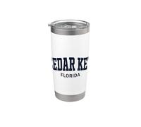 Cedar Key Florida Vintage Bicchiere termico in acciaio inox doppia parete
