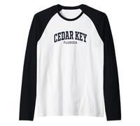 Cedar Key Florida Vintage Maglia con Maniche Raglan