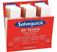 Cederroth Salvequick® 30 bende per dita in tessuto elastico, 1 refill