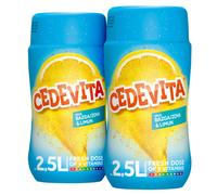 Cedevita multivitaminico barattolo 2x455g - gusto SAMBUCO e LIMONE