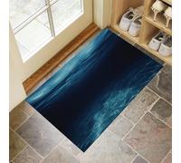CEDNXOER Zerbino Ingresso Interno 50 x 80 cm,Antiscivolo Assorbente Tappeto Ingresso Luce Fondale Marino,Tappetino D'Ingresso Lavabile Film Oceano,Basso Profilo Zerbino Trappola Sporco