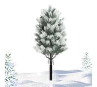 Cedro - Alberi Topiari resistenti ai raggi UV, Cima 'albero di Natale, Cedro finto con foglie piene e realistiche per la decorazione della casa, soggiorno, cortile, portico, patio, prato