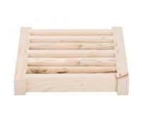 Cedro di ventilazione sauna - 21x15,3 cm tende di sfiato in legno, pannello di ventilazione, coperchio del flusso d'aria sauna | Sfiato per il relax spa per il vapore piscina soggiorno