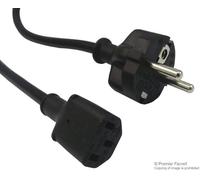 Cee 7/7 A IEC C13 Cavi, 250V AC, 10A, 3M, Nero - GW-151637