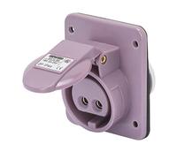 Presa fissa Gewiss da incasso 2P 16A IP44 viola 24V GW62265