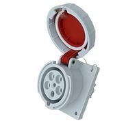 CEE - Presa da incasso obliqua 63 A/5P 400 V, IP67