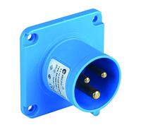 CEE - Spina da incasso dritta per campeggio, 3P 16A 230V IP44, morsetto a vite