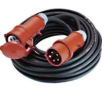 CEE-Verlngerung 5m schwarz H07RN-F 5G25mm Seite 1 CEE-Stecker 16A 400V Seite 2 CEE Kupplung 16A 400V NEW
