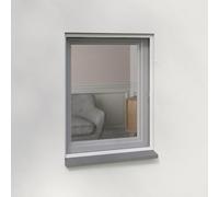 CEEBOO Zanzariera con telaio rimovibile, in alluminio, 100 x 100 cm, colore: Bianco