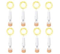 Ceepko Luci Bottiglia USB Ricaricabile LED Sughero 20 LED Filo Rame per Decorazione Bottiglia Vino Tavolo Festa Fai da Te